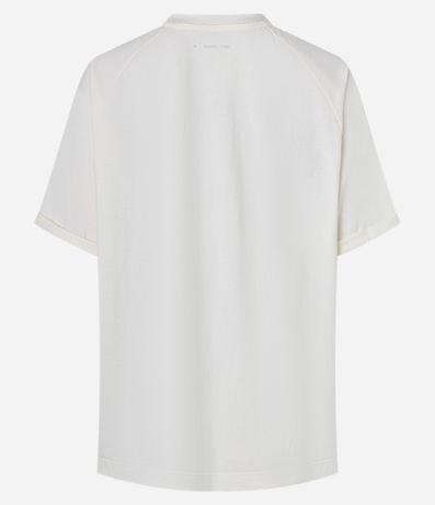 Remera Oversized Deportiva en Algodón con Estampa Wellness 5