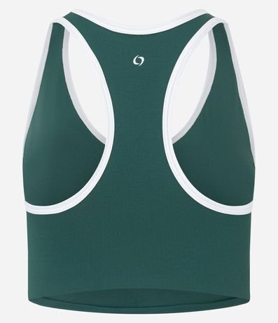 Top Nadador Deportivo en Microfibra con Bies Contrastante 7