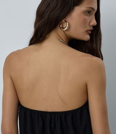 Body Frente única en Microfibra con Tule y Adorno Collar 3