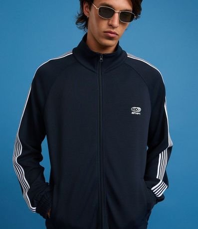 Sueter de Helanca con Bordado Localizado y Rayas Contrastantes 6