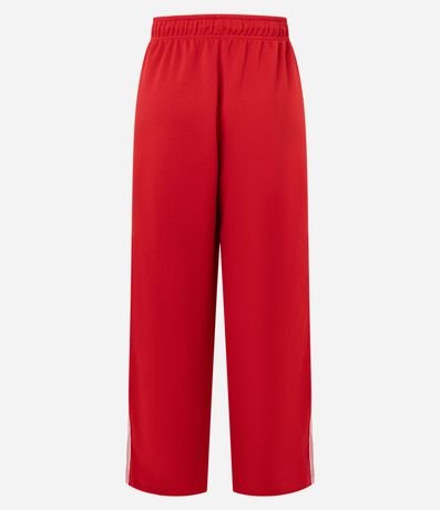 Pantalón Deportiva en Helanca con Rayas Laterales y Estampa Localizada 7