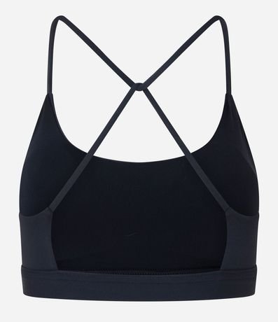 Top Copa Deportiva en Microfibra con Breteles Finos Cruzados 5