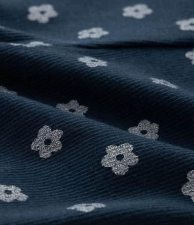 Pantalón Flare Infantil con Estampa Flores - Talle 0 a 18 meses 4