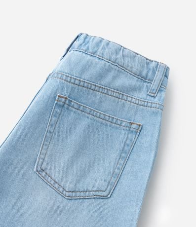 Bermuda Jorts Infantil en Jeans con Aplicación de Brillos Laterales - Talle 5 a 14 años 7
