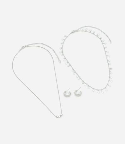 Conjunto Collar Capas y Caravana con Colgante Estrellas 2