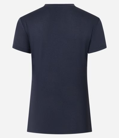 Remera Deportiva con Tecnologia Dry y Lettering Sporty Mood 5