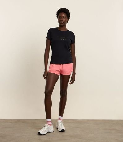 Remera Deportiva con Tecnologia Dry y Lettering Sporty Mood 3