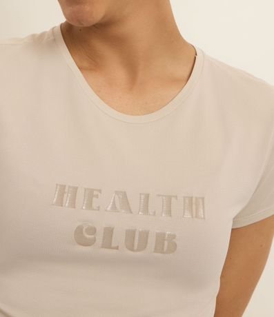 Remera Deportiva con Tecnologia Dry y Lettering Health Club 2