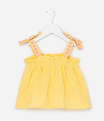 Conjunto Infantil con Corazones y Texturizado - Tam1 a 6 años 2