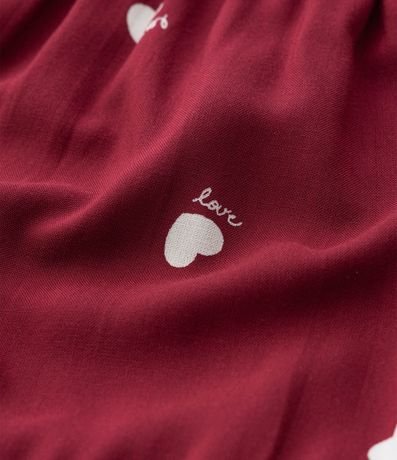 Vestido Infantil con Volados y Estampa de Corazones - Talle 1 a 6 años 4