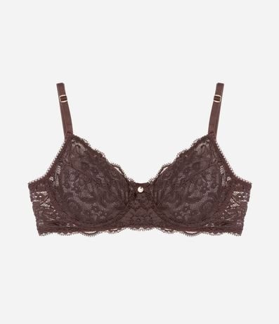Soutien sin Copa y con Aro en Encaje Floral 5