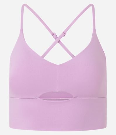 Top Deportivo en Microfibra Pesada con Cintura Ancha y Cutout Delantero 5