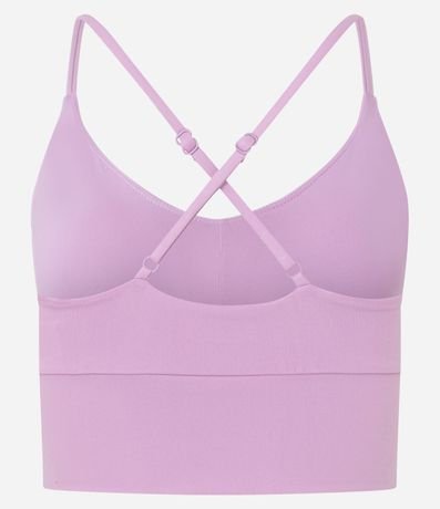 Top Deportivo en Microfibra Pesada con Cintura Ancha y Cutout Delantero 6