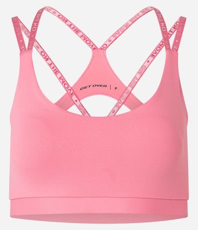 Top Copa Deportivo en Microfibra con Tiras Elásticas Cruzadas en la Espalda 4