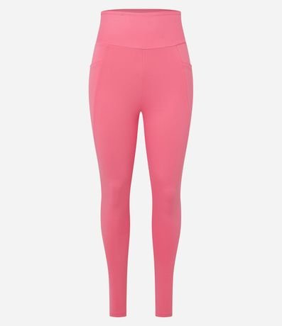 Pantalón Legging Deportiva en Microfibra Pesada con Tiras Elásticas Cruzadas 5