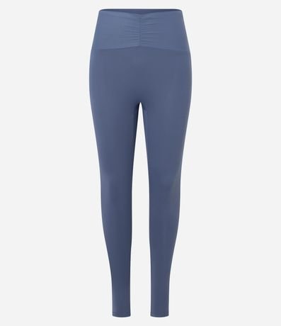 Pantalón Legging Deportiva sin Costura no Gancho y con Fruncido Delantero 5