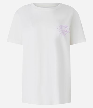 Remera Oversized Deportiva en Algodón con Estampa Corazón Wellness Club 5
