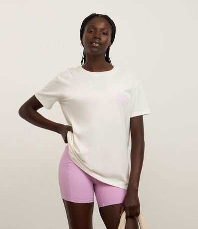 Remera Oversized Deportiva en Algodón con Estampa Corazón Wellness Club 2