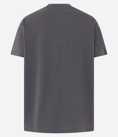 Remera Oversized Deportiva en Algodón Desteñido con Estampa New York 5