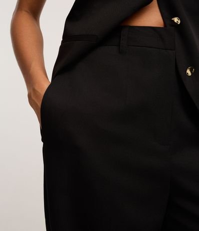 Pantalón Recto Sastrería con Textura y Bolsillos 3