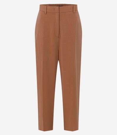 Pantalón Recto Sastrería con Textura y Bolsillos 5