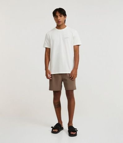 Remera Comfort en Algodón Peruano con Estampa Abstracta