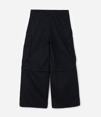 Pantalón Mega Baggy Lisa que se Vuelve Bermuda 7