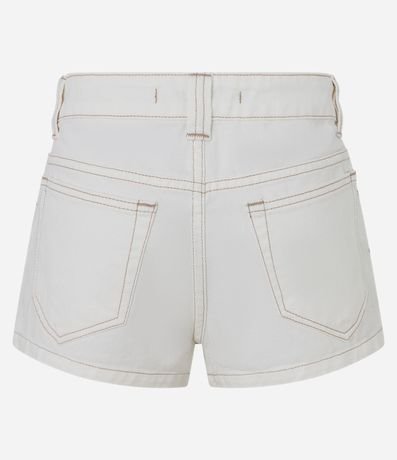 Shot Micro en Sarga con Tachas y Costura Aparente 7