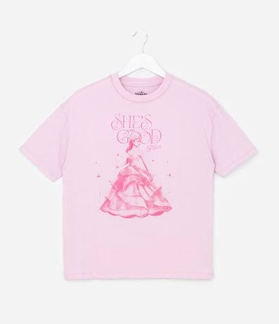 Remera Infantil Relaxed con Estampa Wicked Glinda - Talle 5 a 14 años