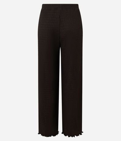 Pantalón Texturizada con Cintura Elástica 6