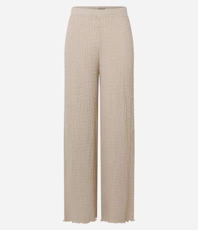 Pantalón Texturizada con Cintura Elástica 9