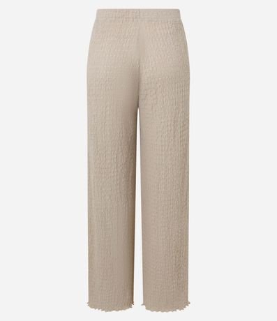 Pantalón Texturizada con Cintura Elástica 11