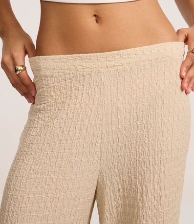 Pantalón Texturizada con Cintura Elástica 4