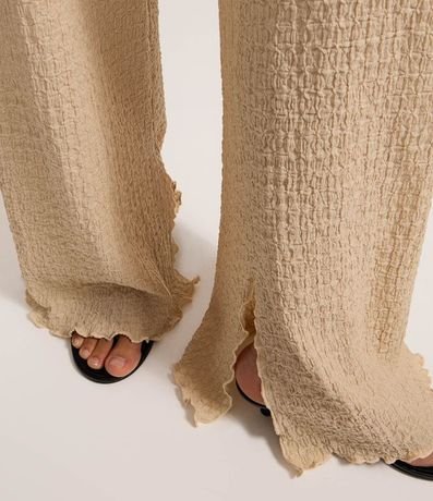 Pantalón Texturizada con Cintura Elástica 5