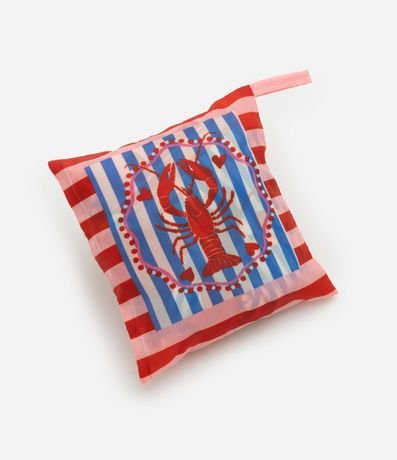 Bolsa Plegable con Estampa Rayada y Trancadero 5