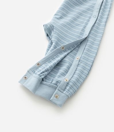 Mono Infantil en Suedine con Estampa de Gatos y Listrado - Talle 0 a 18 meses 6