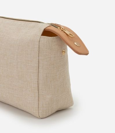 Neceser Rectangular en PU con Textura Canvas 5