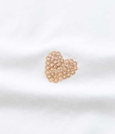 Remera en Algodón con Corazón de Lentejuelas Curve & Plus Size 6