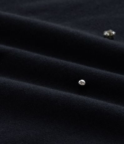 Vestido Corto en Algodón con Brillitos Aplicados Curve & Plus Size 7