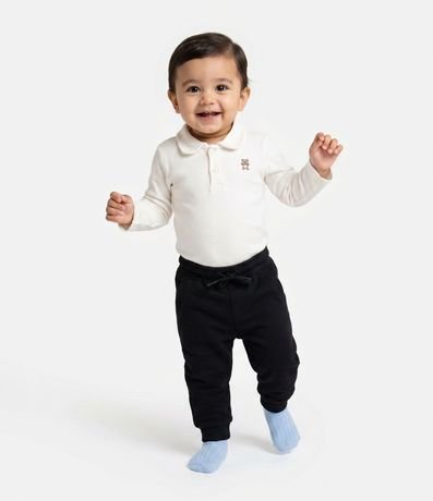 Pantalón Infantil con Cordón Ajustable - Talle RN a 18 Meses