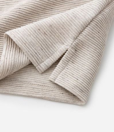 Remera Regular en Algodón con Textura Horizontal 9