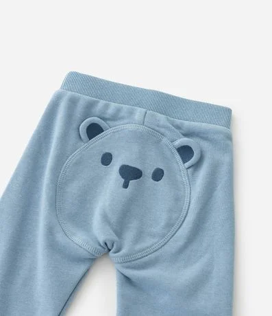 Conjunto Infantil en Algodón con Bordado de Osito – Talle 0 a 18 Meses 9