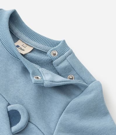 Conjunto Infantil en Algodón con Bordado de Osito – Talle 0 a 18 Meses 6