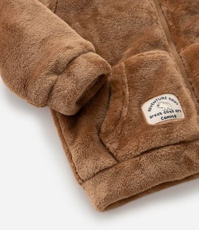 Saco Infantil con Capucha de Oso y Orejas Interactivas – Talle RN a 18 Meses 4