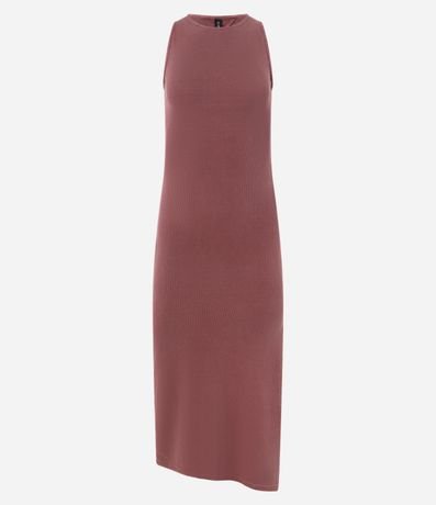Vestido New Midi en Rib con Espalda Abiertas 2