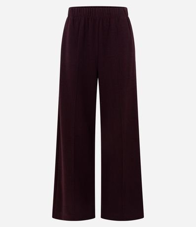 Pantalón Wide Leg en Algodón sin Felpa 5