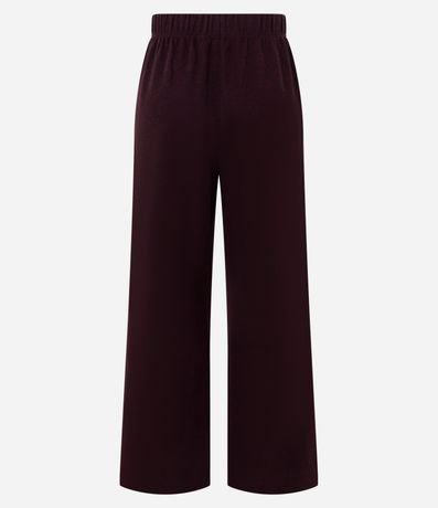 Pantalón Wide Leg en Algodón sin Felpa 7