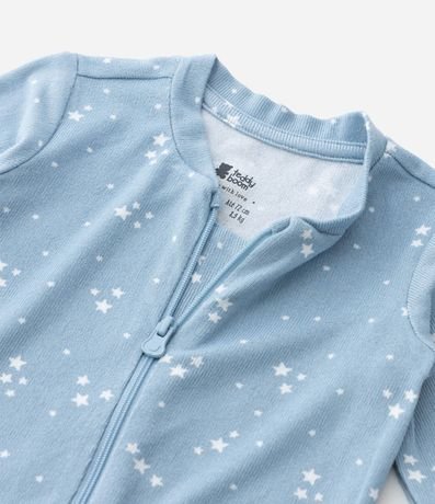 Enterito Infantil en Algodón con Estampado de Estrellas – Talle 0 a 18 Meses 9