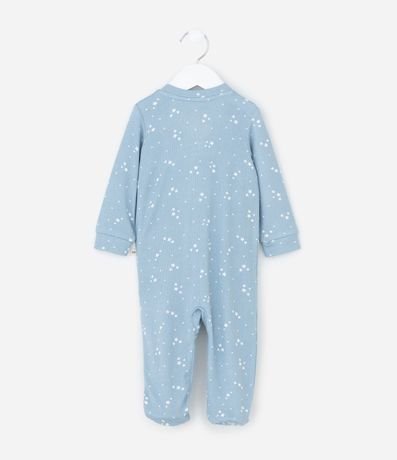 Enterito Infantil en Algodón con Estampado de Estrellas – Talle 0 a 18 Meses 4