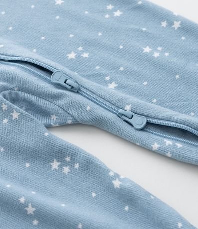 Enterito Infantil en Algodón con Estampado de Estrellas – Talle 0 a 18 Meses 8